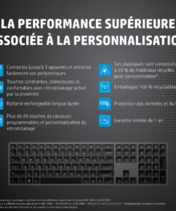 HP INC. HP 975 USB+BT Dual-Mode Wireless Keyboard-FR