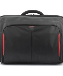 Alternative view of TARGUS sacoche Classic 17-18p Clamshell noire et rouge