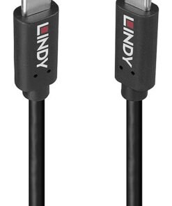 LINDY 1.5m USB 3.2 Type C Cable 20Gbps 100W PD GRS