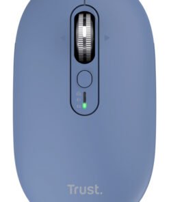 TRUST Souris sans fil SERON hyperscroll multi-connexion rechargeable bleu