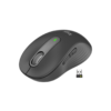 LOGITECH Signature M650 for Business Mouse optical 5 buttons wireless Bluetooth 2.4 GHz Bolt USB receiver graphite