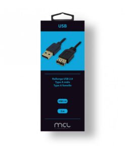 MCL-SAMAR MCL Cable USB 2.0 type A / B male 2m Noir   (P)