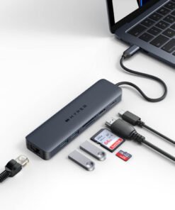 Alternative view of TARGUS HyperDrive EcoSmart Gen.2 Universal USB-C 7-in-1 Hub w 100 W PD Power Pass-thru