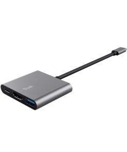 Alternative view of TRUST Adaptateur DALYX USB-C 3 en 1 HDMI USB USB-C