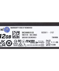 Alternative view of KINGSTON KC3000 512Go PCIe 4.0 NVMe M.2 SSD