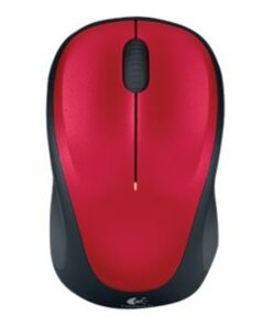 LOGITECH M235 Mouse optical wireless 2.4 GHz USB wireless receiver red