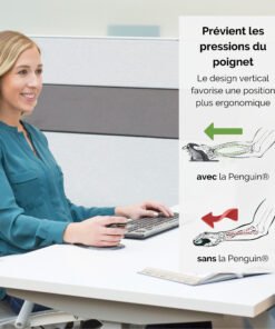 Alternative view of FELLOWES SOURIS VERTICALE AMBIDEXTRE PENGUIN SANS FIL - LARGE