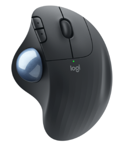 LOGITECH ERGO M575 for Business Trackball right-handed optical 5 buttons wireless Bluetooth Bolt USB receiver graphite