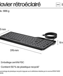 Alternative view of HP INC. HP 405 Multi-Device BL WD KBD France