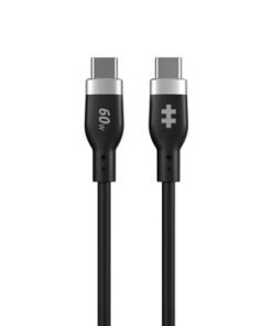 TARGUS Hyper 1.5m Silicone USB-C to USB-C 60W Charging Cable - Black