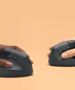 LOGITECH Lift Vertical Ergonomic Mouse Vertical mouse ergonomic optical 6 buttons wireless Bluetooth 2.4 GHz Bolt USB – Image 2