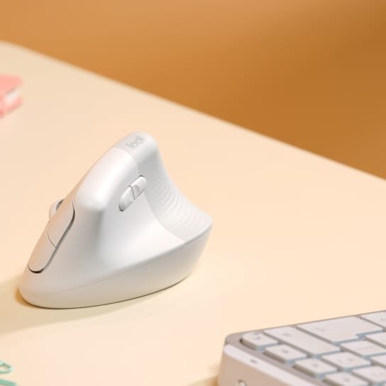 LOGITECH Lift Vertical Ergonomic Mouse Vertical mouse ergonomic optical 6 buttons wireless Bluetooth 2.4 GHz Bolt USB – Image 4