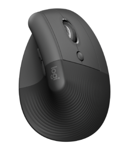 Alternative view of LOGITECH Lift Vertical Ergonomic Mouse Vertical mouse ergonomic left-handed optical 6 buttons wireless Bluetooth 2.4 GHz
