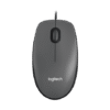 LOGITECH M100 Mouse full size right and left-handed optical 3 buttons wired USB