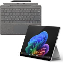 MICROSOFT Surface Pro 11 - Intel Core Ultra 7 266V - 13p - 16Go - 256Go - W11P - Platine - Tablette - Hybride 2-en-1