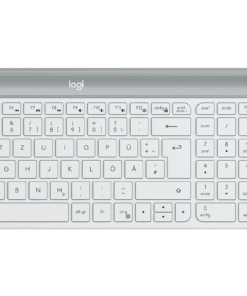 LOGITECH Slim Wireless Keyboard and Mouse Combo MK470 OFFWHITE (FR)