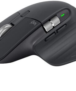 LOGITECH MX Vertical Vertical mouse ergonomic optical 6 buttons wireless wired Bluetooth 2.4 GHz USB wireless receiver graphite – Image 2